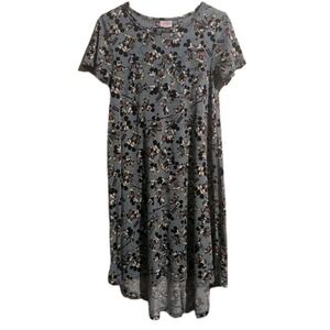 LULAROE DISNEY MICKEY MOUSE & MINNIE MOUSE CARLY DRESS LIMITED ED XS